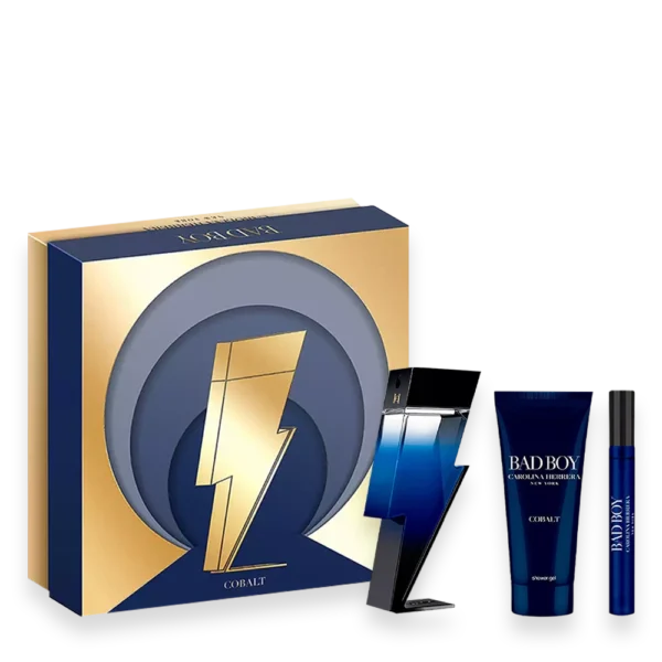 Bad Boy Cobalt by Carolina Herrera 3.4 oz. Gift Set