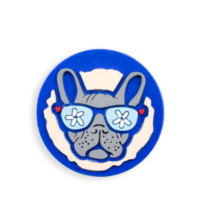 Frenchie Large Charm - 6 Pack