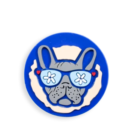 Frenchie Large Charm - 6 Pack