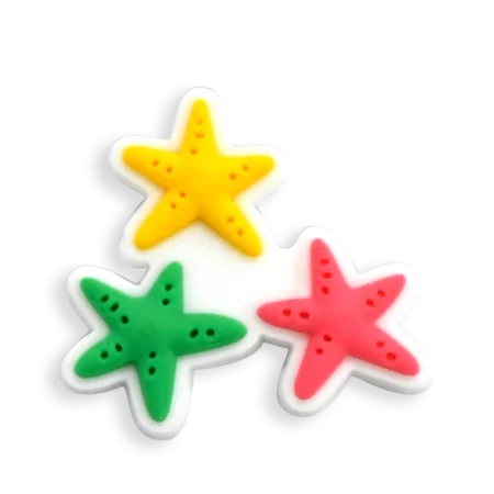 3x Star fish Small Charm - 6 Pack