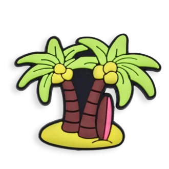 Palm tree Small Charm - 6 Pack