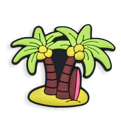 Palm tree Small Charm - 6 Pack