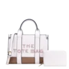 2pc The Medium Leather Tote with Wallet *2 Tone*