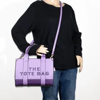 2pc The Medium Leather Tote with Wallet *2 Tone*