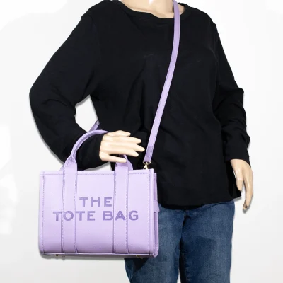 2pc The Medium Tote Bag with Wallet *PU Leather*