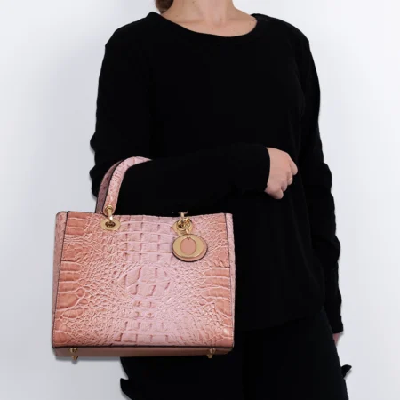 2pc Croc Lady Bag with Wallet
